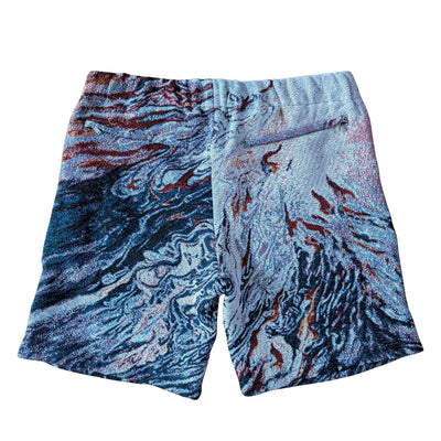 Fluid Flames & Smoke Unisex Woven Shorts