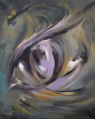 Abstraction of Perspective Hand Painted Canvas