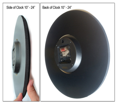 Visual Perspective Motion Hand Painted 18" Round Clock