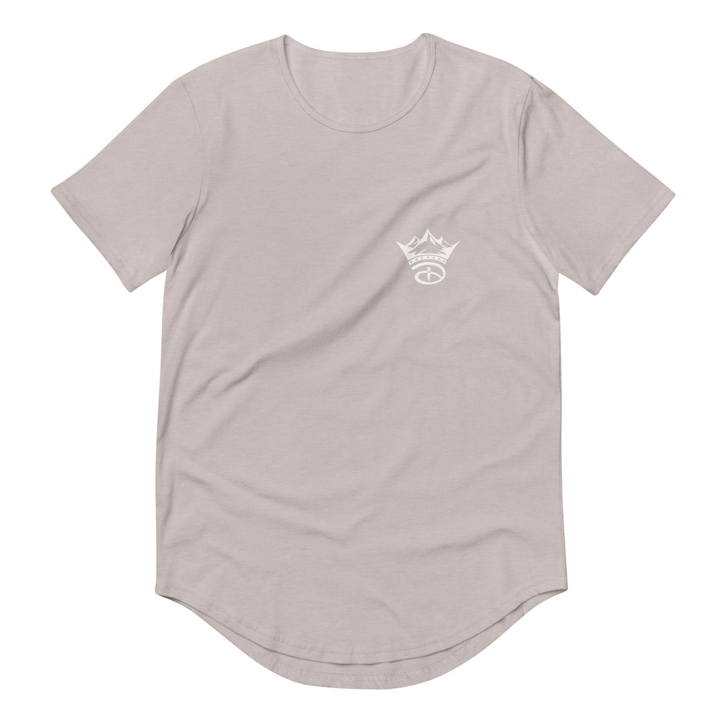 Crowned Men's Curved Hem Short Sleeve T-Shirt