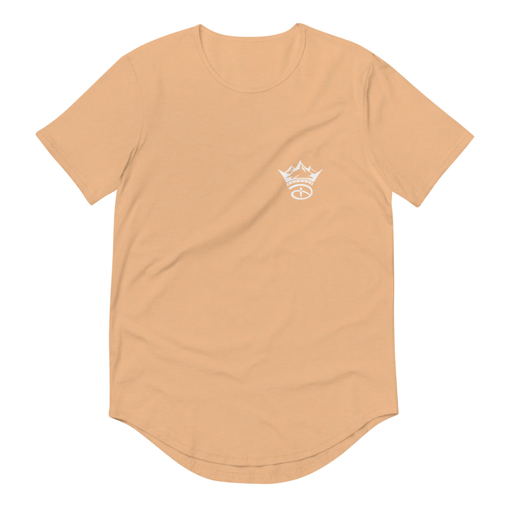 Crowned Men's Curved Hem Short Sleeve T-Shirt