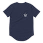 Crowned Men's Curved Hem Short Sleeve T-Shirt