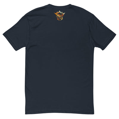 Abstraction of Colors Unisex Short Sleeve T-shirt | Navy Blue