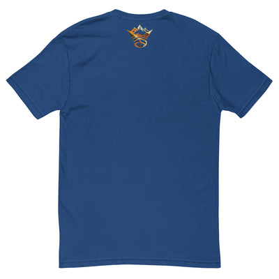 Abstraction of Colors Unisex Short Sleeve T-shirt | Royal Blue