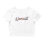 Namaste Women’s Crop Tee | White