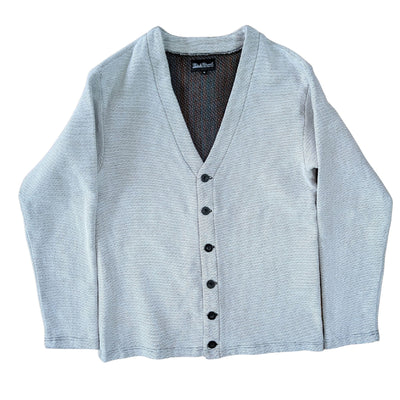 Off White Unisex Woven Cardigan