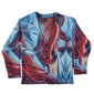 Abstraction of Her Unisex Woven Cardigan