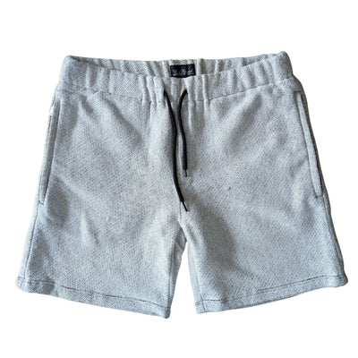 White Unisex Woven Shorts