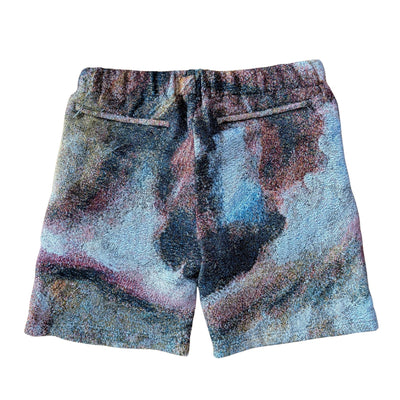 Distant Visual Perspective Unisex Woven Shorts