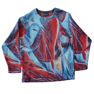 Abstraction of Her Unisex Woven Sweater