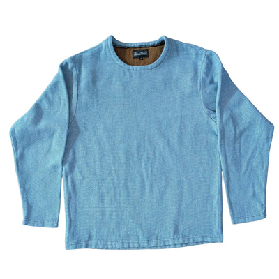 Light Blue Unisex Woven Sweater