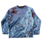 Fluid Flames & Smoke Unisex Woven Sweater