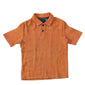 Orange Unisex Woven Polo Shirt