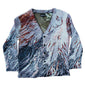 Fluid Flames & Smoke Unisex Woven Cardigan