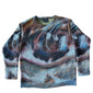 Distant Visual Perspective Unisex Woven Sweater