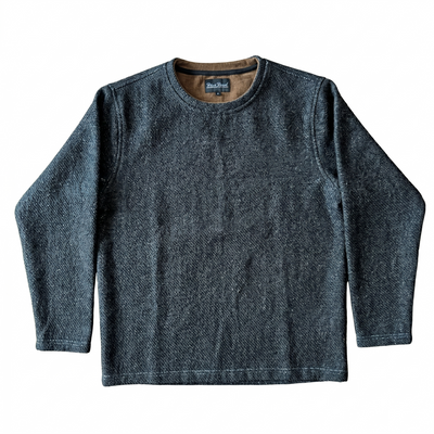 Black Unisex Woven Sweater