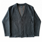 Black Unisex Woven Cardigan