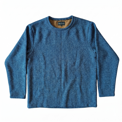 Cobalt Blue Unisex Woven Sweater