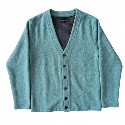 Green Unisex Woven Cardigan