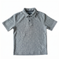Grey Unisex Woven Polo Shirt
