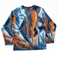 New York Knicks Abstraction of Her Unisex Woven Sweater