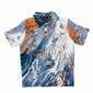 New York Knicks Fluid Flames & Smoke Unisex Woven Polo Shirt
