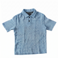 Light Blue Unisex Woven Polo Shirt