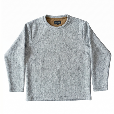 White Unisex Woven Sweater