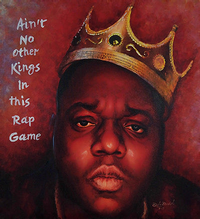 Biggie Smalls Rolled Canvas Print
