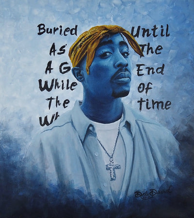 2Pac Hand Painted Canvas