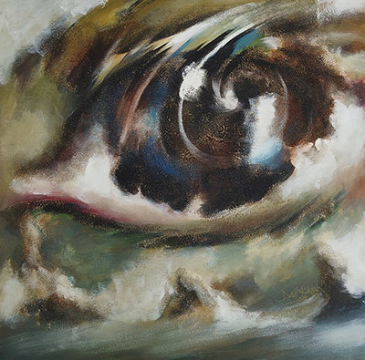 Distant Visual Perspective Rolled Canvas Print