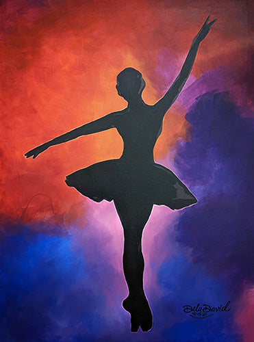 Representation: Ballet Hand Painted Canvas 3 Piece Set