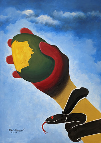 The Fall of Man Rolled Canvas Print 2 Piece Set