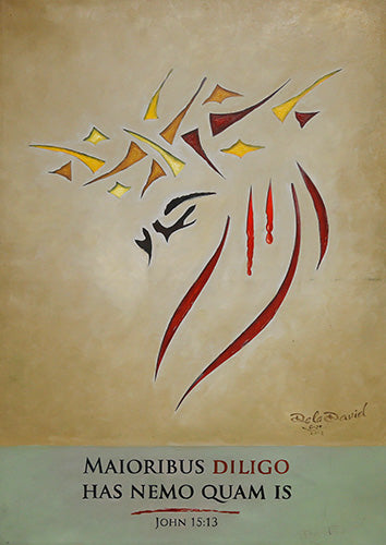 No Greater Love... Rolled Canvas Print