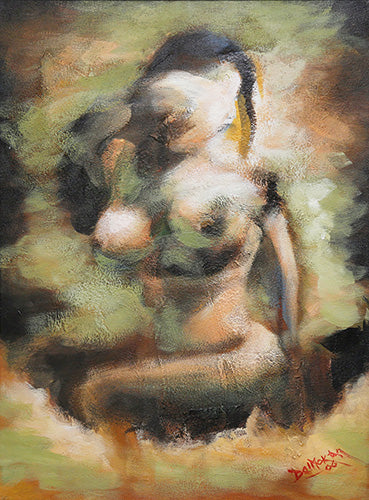 Faceless Beauty Rolled Canvas Print