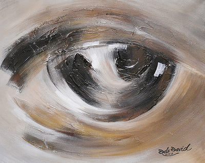 Perspective of Abstraction Rolled Canvas Print