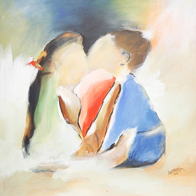 Youthful Innocence Hand Painted Canvas