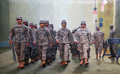 Protect Peace Hand Painted Canvas