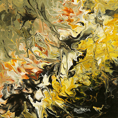 Fluid Dreams Rolled Canvas Print