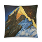 Abstraction Peaks Throw Pillow