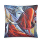 Abstraction of Her Throw Pillow