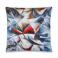 Abstraction of Woman Throw Pillow