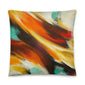 Abstraction of Colors Throw Pillow
