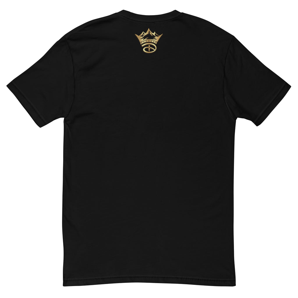 Double Perspective Unisex Short Sleeve T-shirt | Black