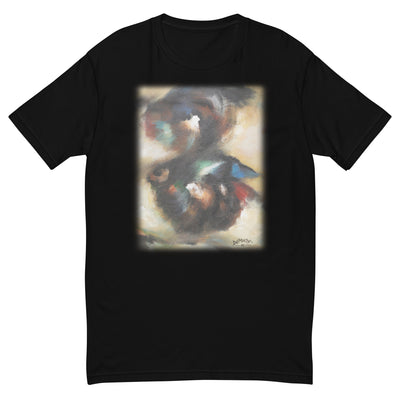 Double Perspective Unisex Short Sleeve T-shirt | Black