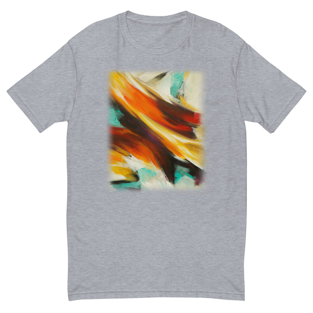 Abstraction of Colors Unisex Short Sleeve T-shirt | Light Grey