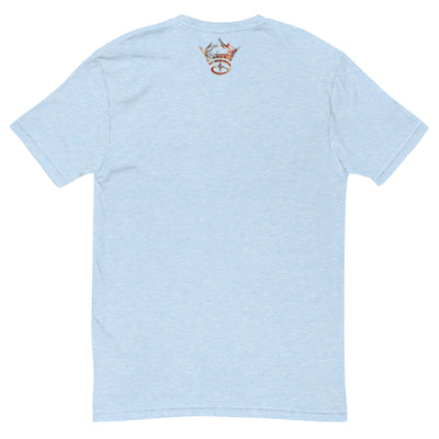 Abstraction of Her Unisex Short Sleeve T-shirt | Light Blue