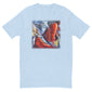 Abstraction of Her Unisex Short Sleeve T-shirt | Light Blue