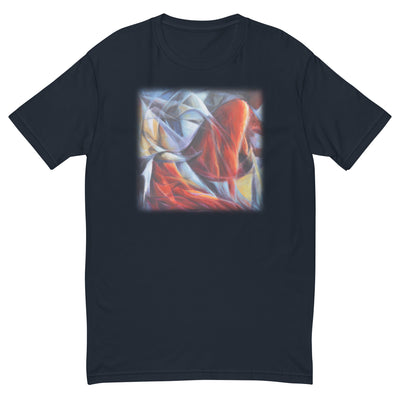 Abstraction of Her Unisex Short Sleeve T-shirt | Navy Blue