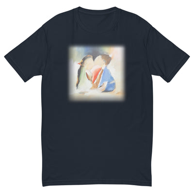 Youthful Innocence Unisex Short Sleeve T-shirt | Navy Blue